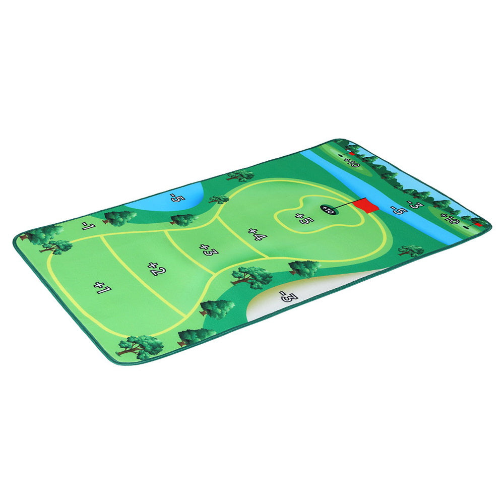 Everfit Golf Chipping Game Mat Indoor Outdoor Practice Training Aid Set