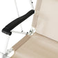 Evan Outdoor Swing Chair Garden Bench 2 Seater Canopy Patio - Beige