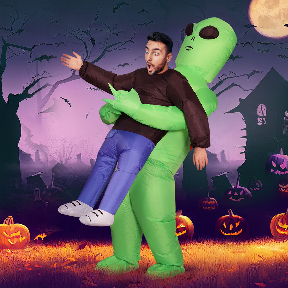 Inflatable Green Alien Costume Adult Suit Blow Up Party Fancy Dress Ha inflatable-green-alien-costume-adult-suit-blow-up-party-fancy-dress-ha