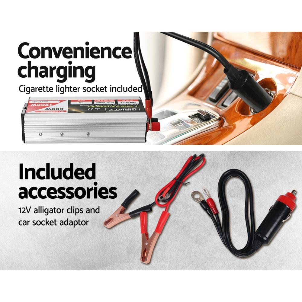 600W Wave DC-AC Power Inverter