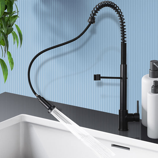 Kitchen Faucet Extender Tap Pull Out Mixer Taps Sink Basin Vanity Swivel Wels Black