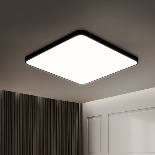 Ultra-Thin 5cm Led Ceiling Down Light Surface Mount Living Room Black 18W Black