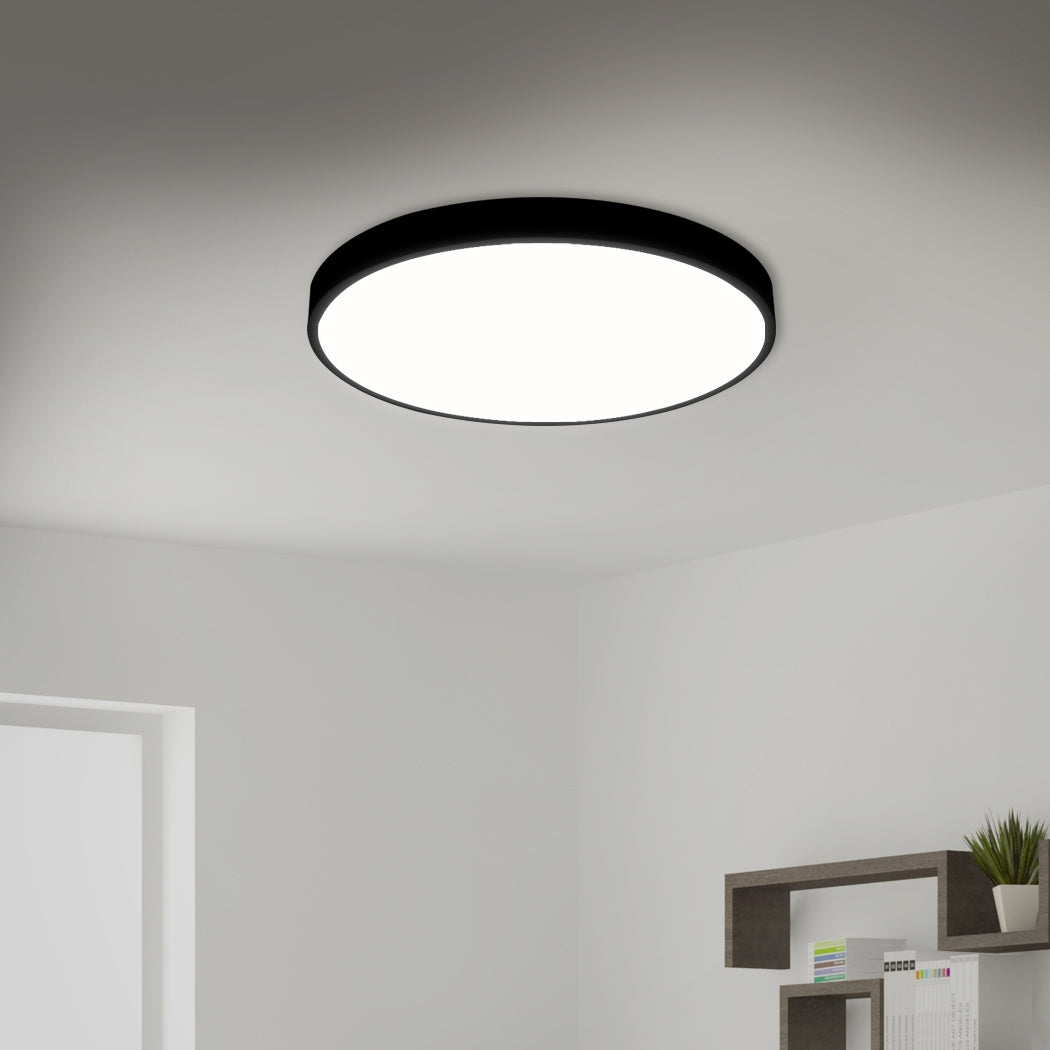 Ultra-Thin 5cm Led Ceiling Down Light Surface Mount Living Room Black 36W