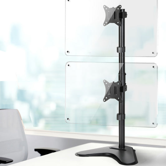 Artiss Monitor Arm Stand Dual Mount HD LED Tv Bracket Holder Freestanding