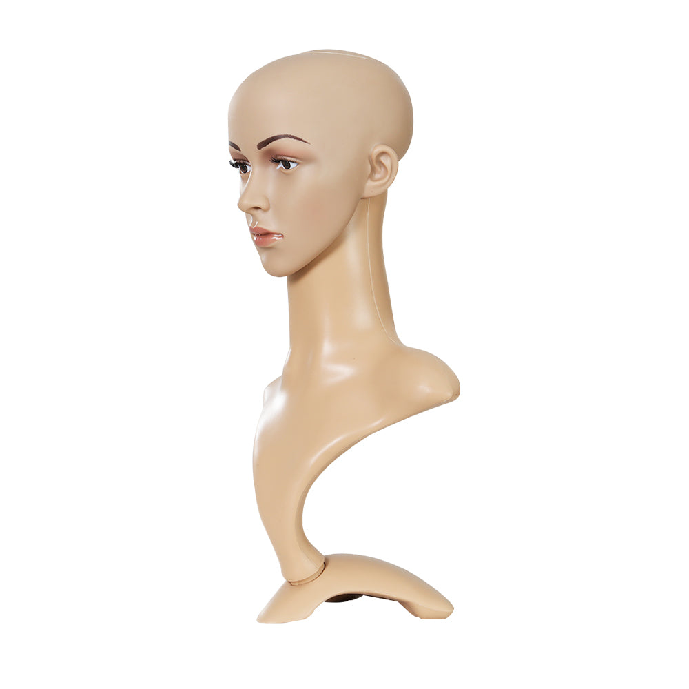 Female Mannequin Head Dummy Model Display Stand