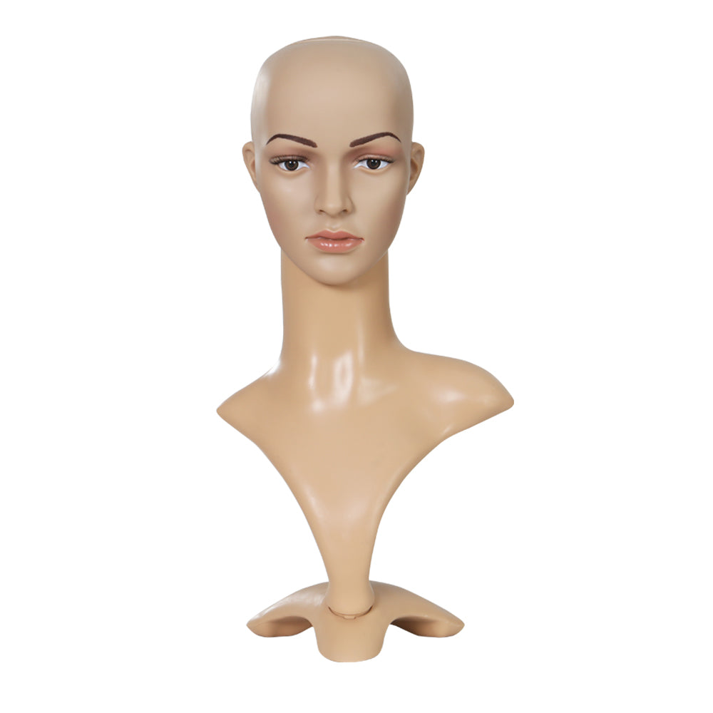 Female Mannequin Head Dummy Model Display Stand
