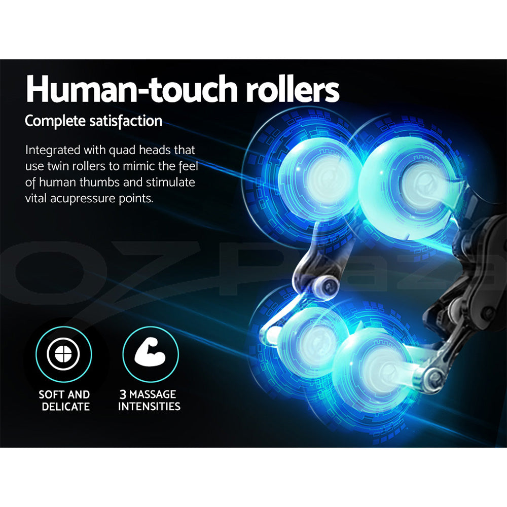 Fergus Electric Massage Chair Zero Gravity Recliner Shiatsu Heating Massager - Black