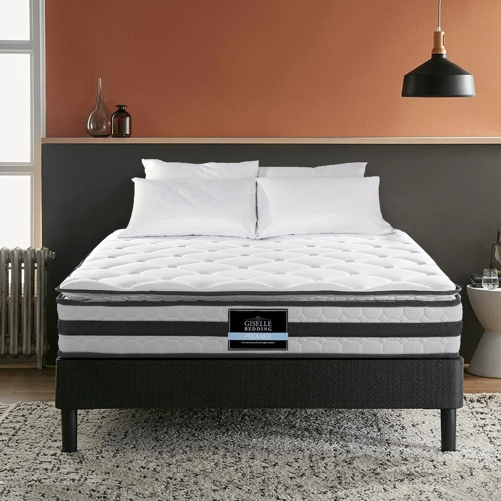 Rio 21cm Thick Pillow Top Spring Mattress - King