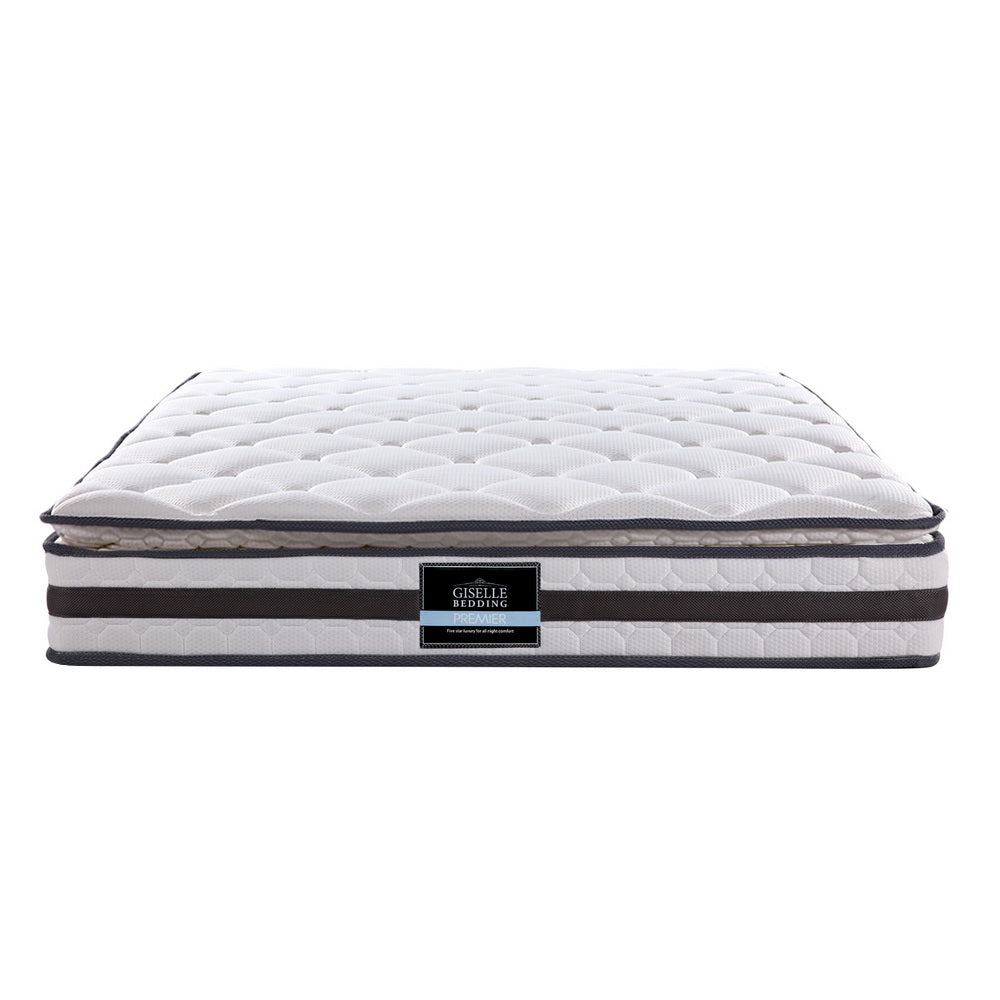 Rio 21cm Thick Pillow Top Spring Mattress - Queen