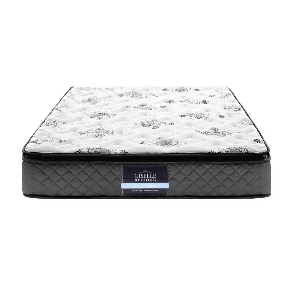 Zaire 24cm Thick Pillow Top Spring Mattress - Single