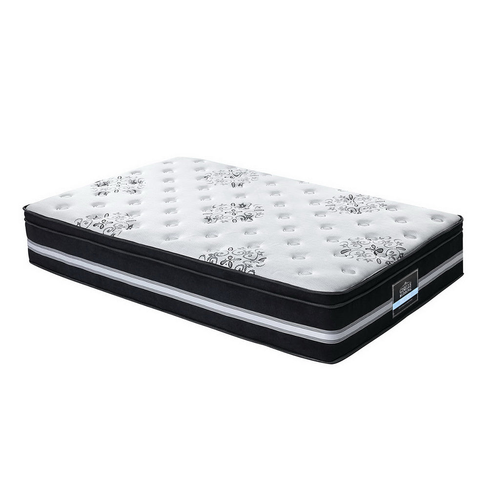 Eleya 34cm Thick Euro Top Cool Gel Pocket Spring Mattress - King Single