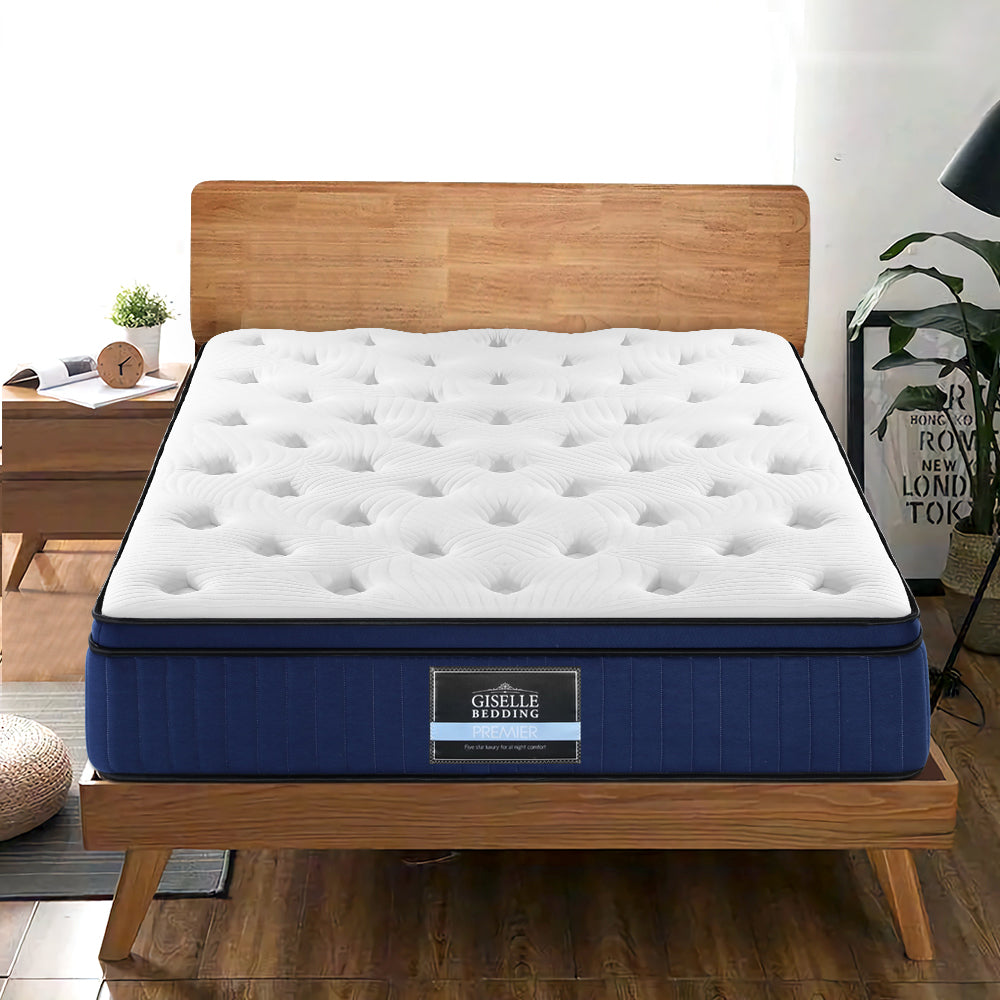 Ava 34cm Thick Euro Top Cool Gel Pocket Spring Mattress - King