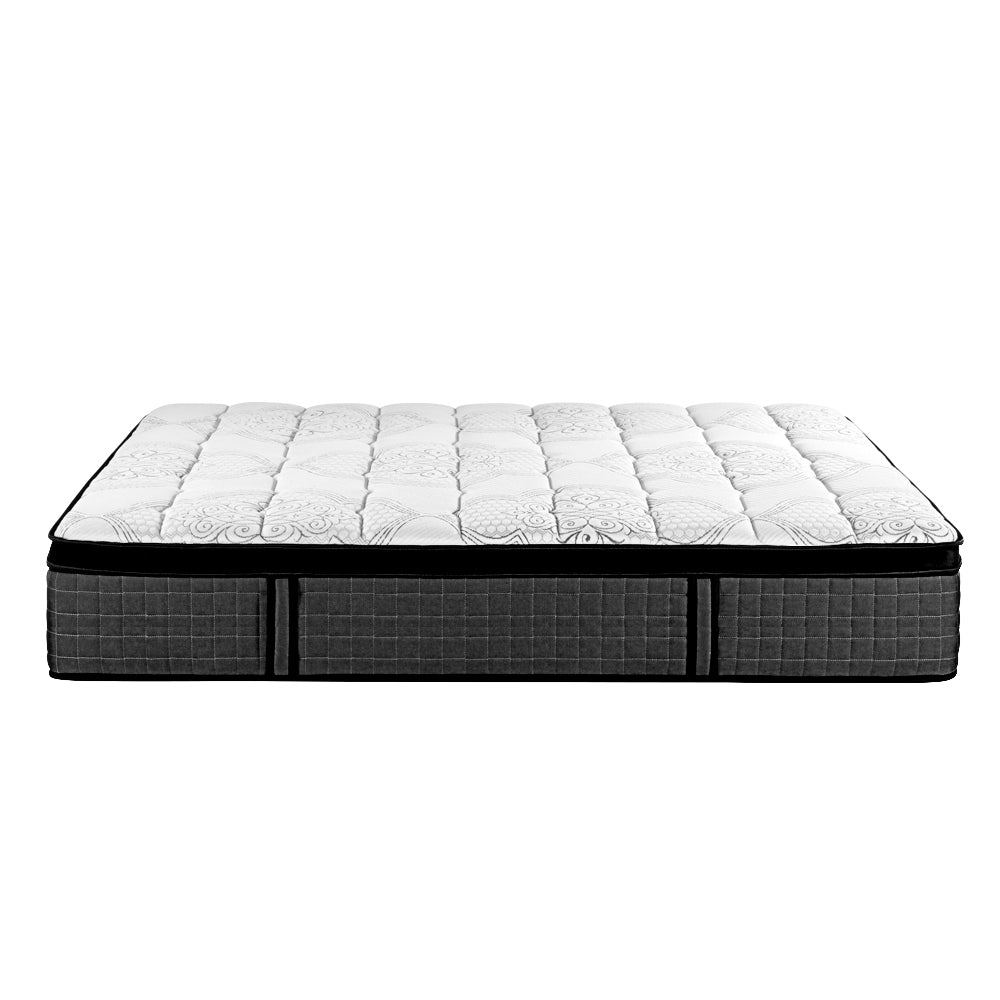 Chelsea 34cm 9-Zone Pocket Spring Latex Foam Medium Firm Euro Top Mattress - Queen