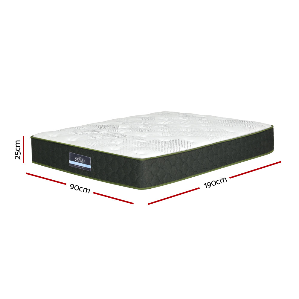 Minnie 25cm Mattress Green Tea Foam - Single