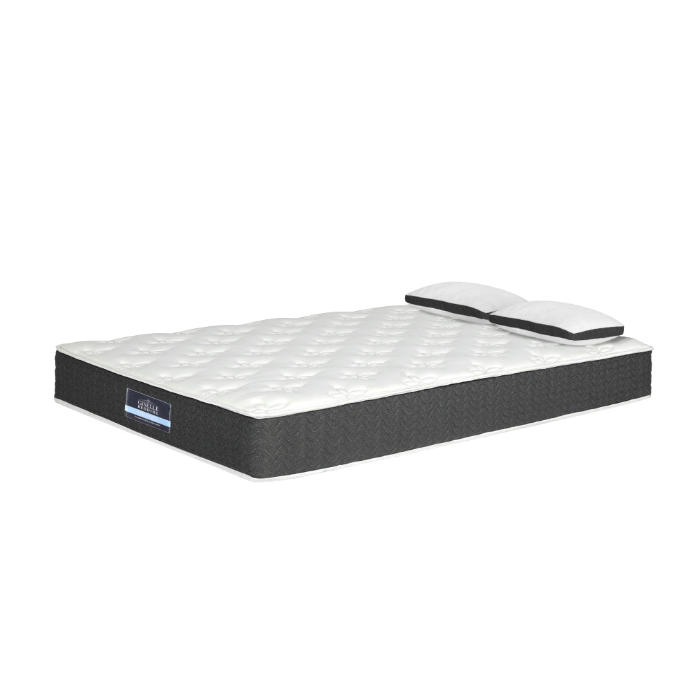 Timea 18cm Mattress Medium Soft Pillow Pocket Spring - Double