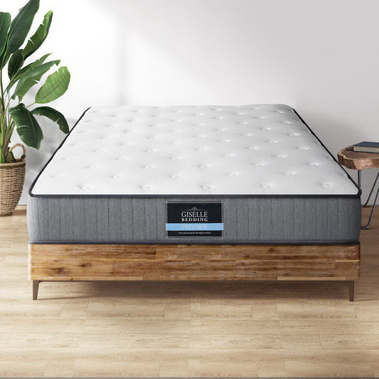 Kiara 23cm Extra Firm Pocket Spring Foam Mattress Super Firm - King Single