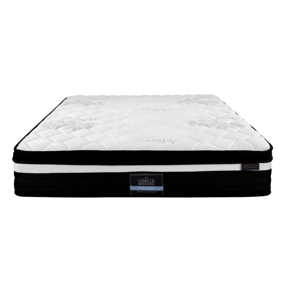 Millie 28cm 7 Zone Pocket Spring Foam Extra Firm Euro Top Mattress - King