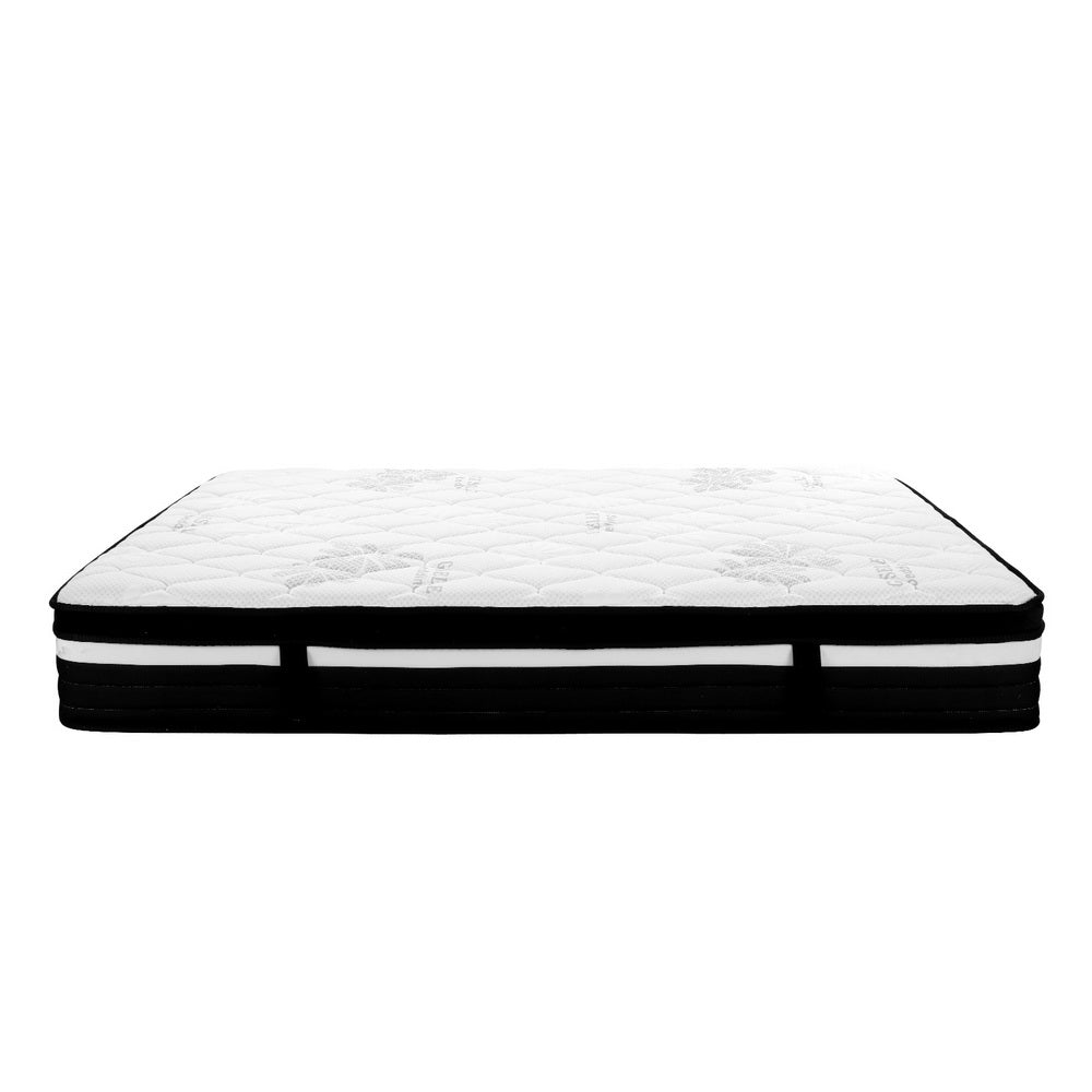 Millie 28cm 7 Zone Pocket Spring Foam Extra Firm Euro Top Mattress - King