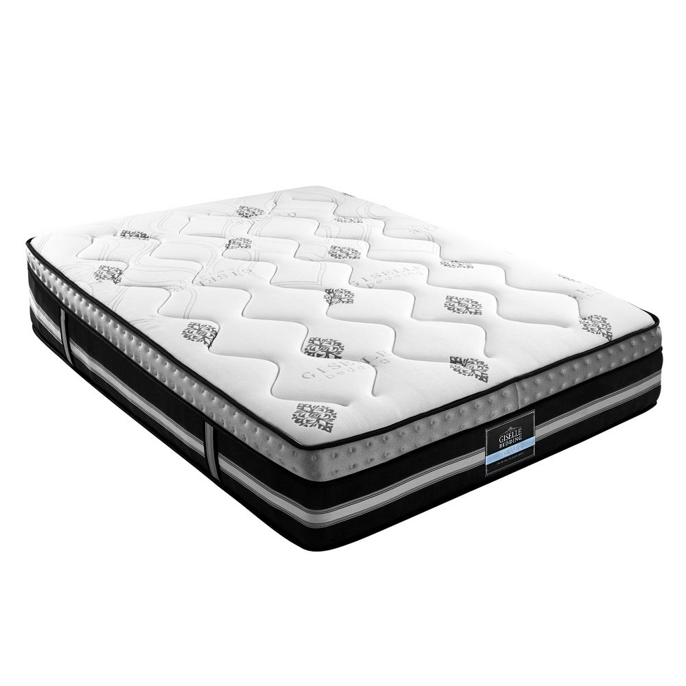 Jean 35cm Thick Galaxy Euro Top Cool Gel Pocket Spring Mattress - Queen