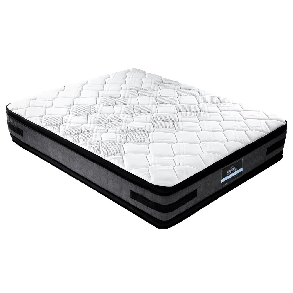 Alva 36cm Thick Euro Top Cool Gel Pocket Spring Mattress - Double