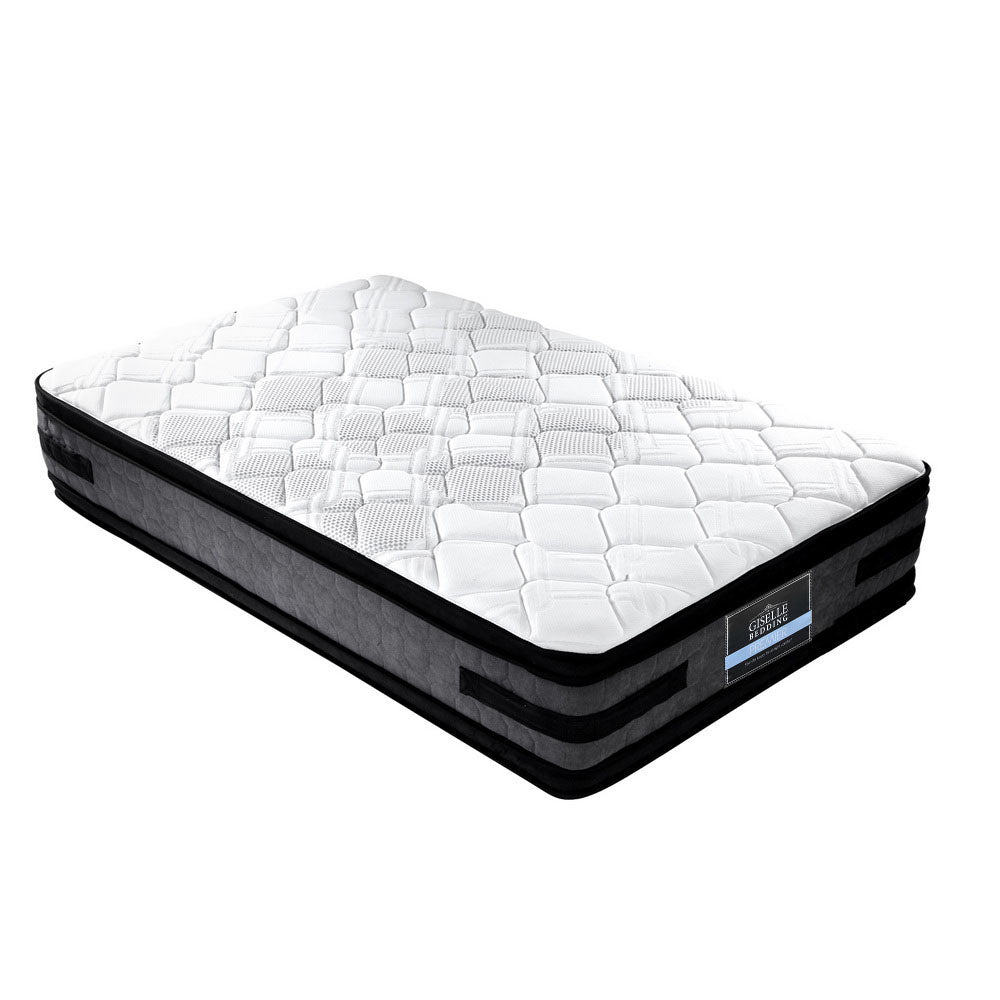 Alva 36cm Thick Euro Top Cool Gel Pocket Spring Mattress - Single