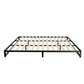Willow Metal Bed Frame Bed Base Mattress Platform - Black King