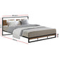 Neptune Bed & Euro Top Mattress Package - Black King