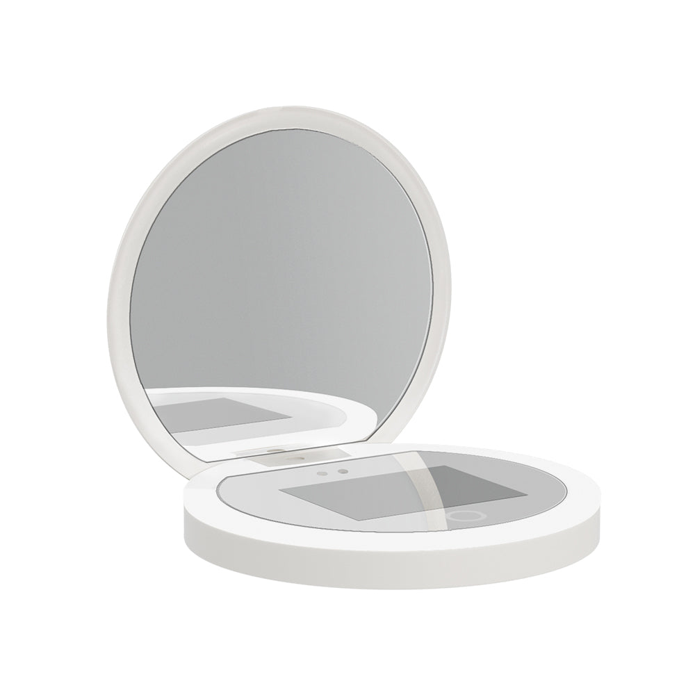 Compact Makeup Mirror with UV Camera for Sunscreen Test Portable Travel