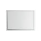 Wall Mirror 100X70CM with LED Light Bathroom Home Decor Round Rectangle