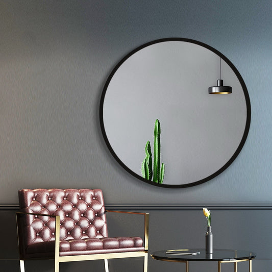 80cm Wall Mirror Bathroom Round Makeup Mirror