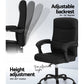 Gaia Executive Massage Office Chair Computer PU Leather Recliner - Black