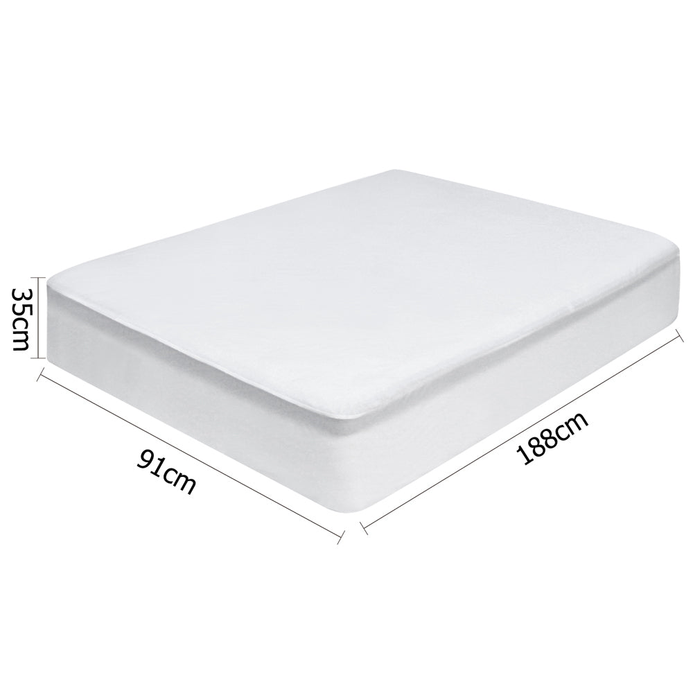 Single Giselle Bedding Mattress Protector