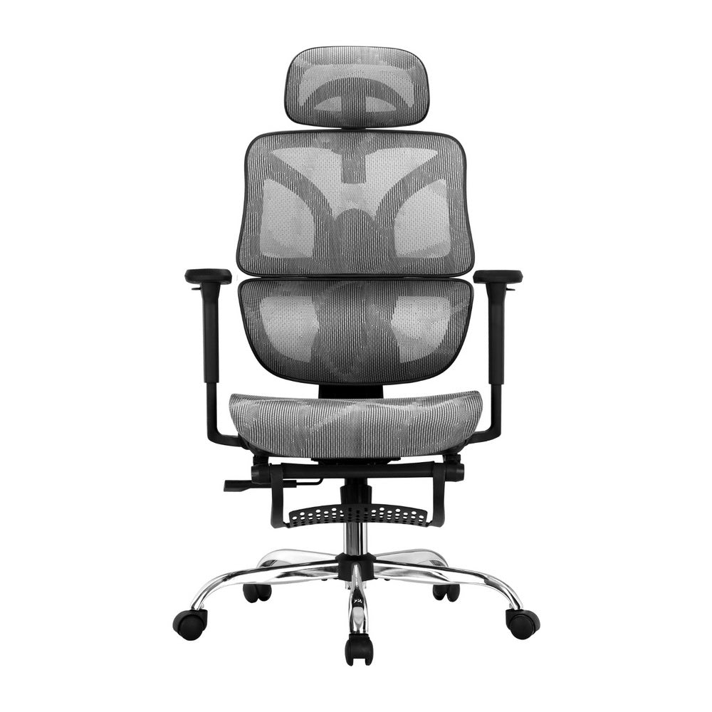 Cammy Ergonomic Office Chair Ergonomic Office Chair Footrest - Grey