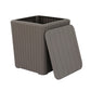 43L Outdoor Storage Box Container Side Table Garden Bench Tool Sheds