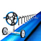 Pool Cover 8x4.2m 400 Micron Swimming Pool Solar Blanket 5.5m Blue Roller