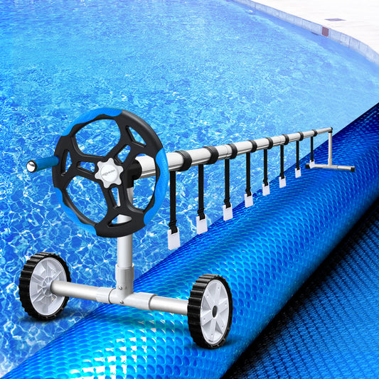 Pool Cover Roller Covers Solar Blanket 500 Micron Swimming 8x4.2M