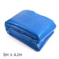 8mx4.2m Solar Swimming Pool Cover 400 Micron Outdoor Bubble Blanket