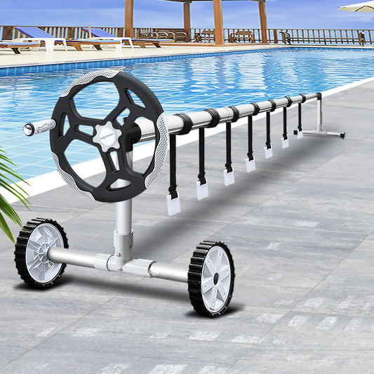 4.5m Swimming Pool Cover Roller Reel Adjustable Solar Thermal Blanket