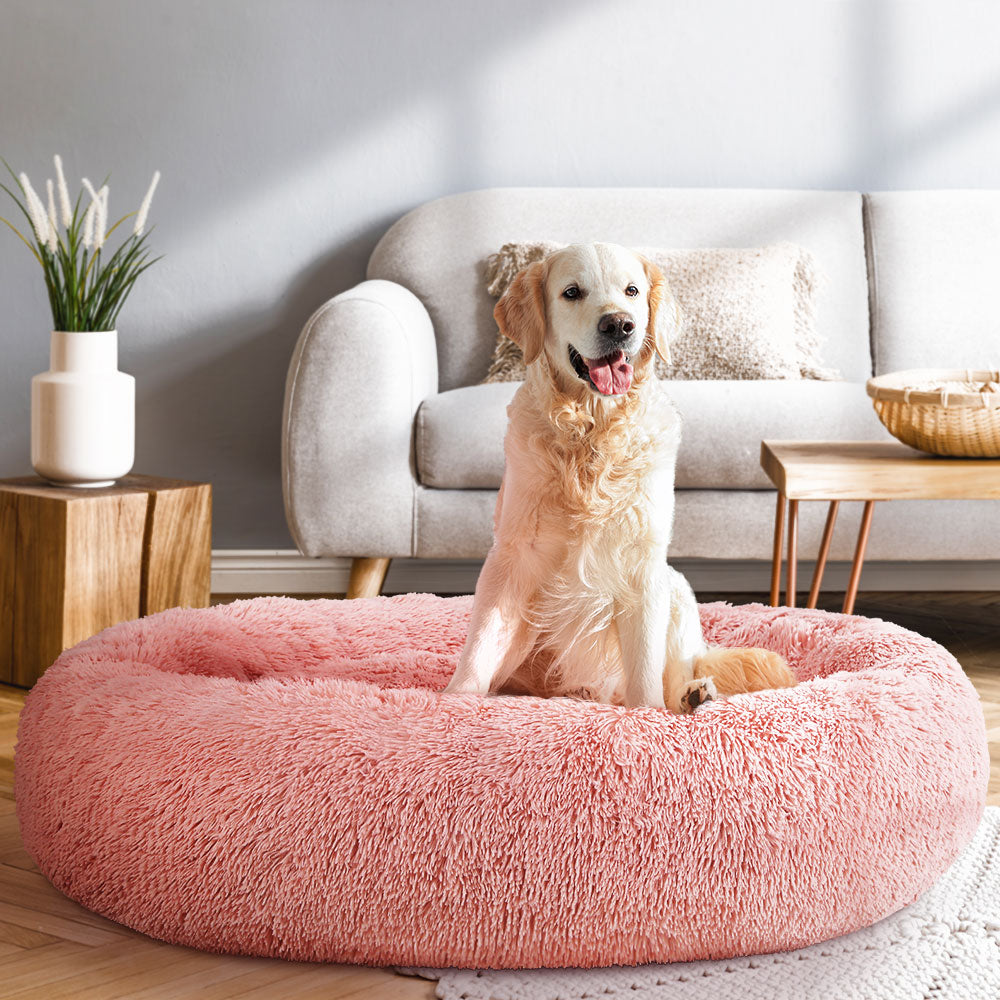 Alaunt Dog Beds 110cm Pet Cat Bed - Pink XLARGE