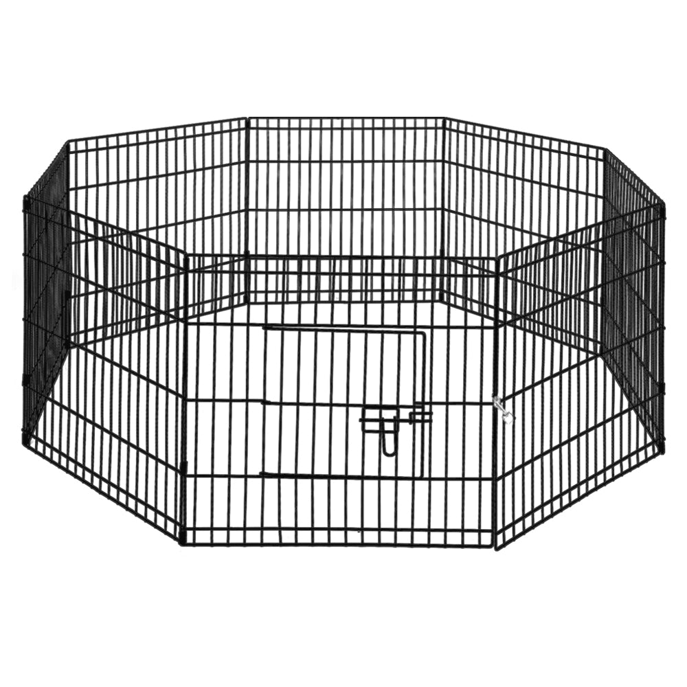 Pet Dog Playpen 2x24" 8 Panel Puppy Exercise Cage Enclosure Fence