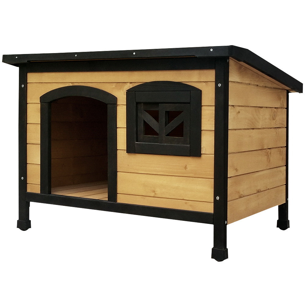 Dog Pet Kennel Dog House Wooden 96cm x 69cm x 66cm Large