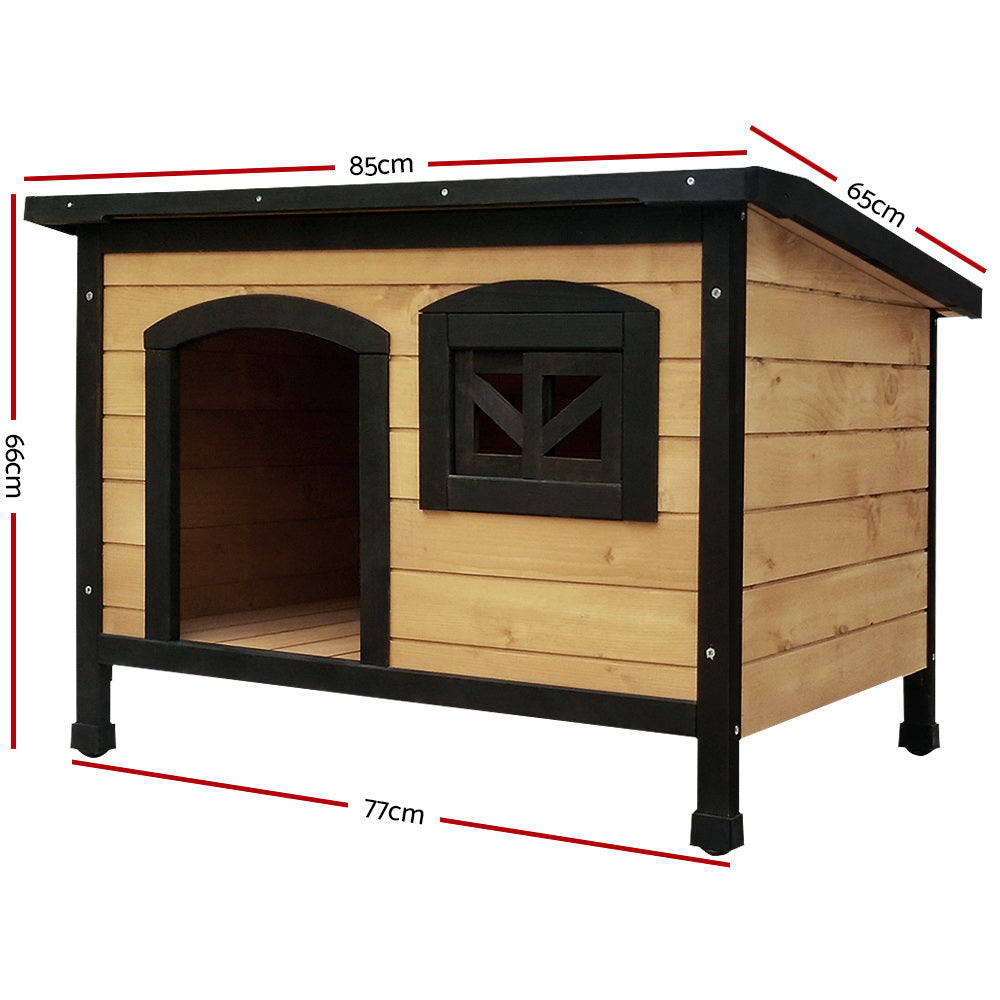 Dog Kennel Kennels Outdoor Wooden Pet House Cabin Puppy Large Outside Large