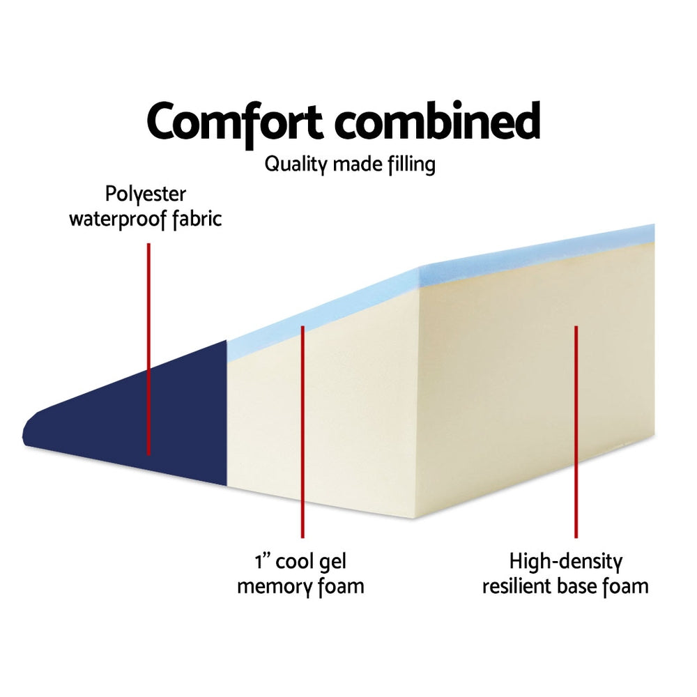 Wedge Pillow - Blue