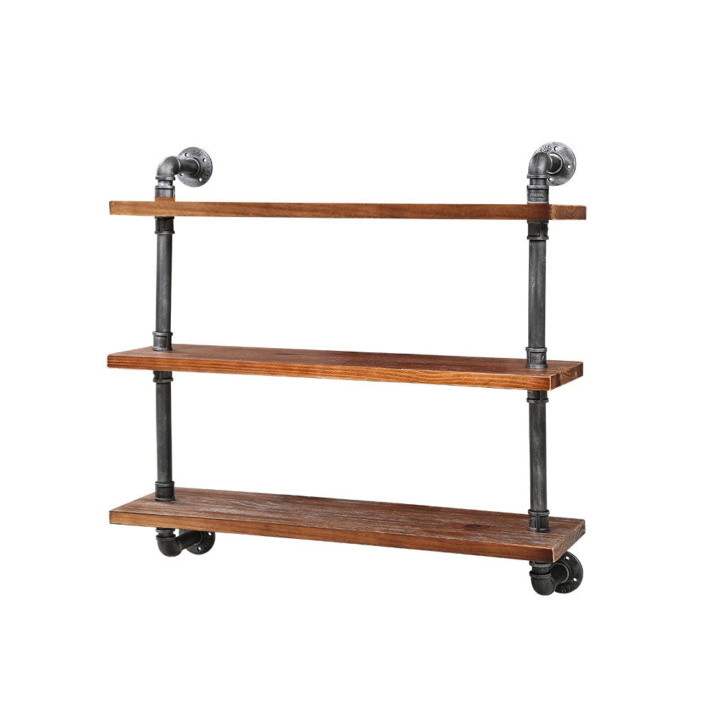 Artiss Floating DIY Pipe Shelf 3 Tiers - Issa