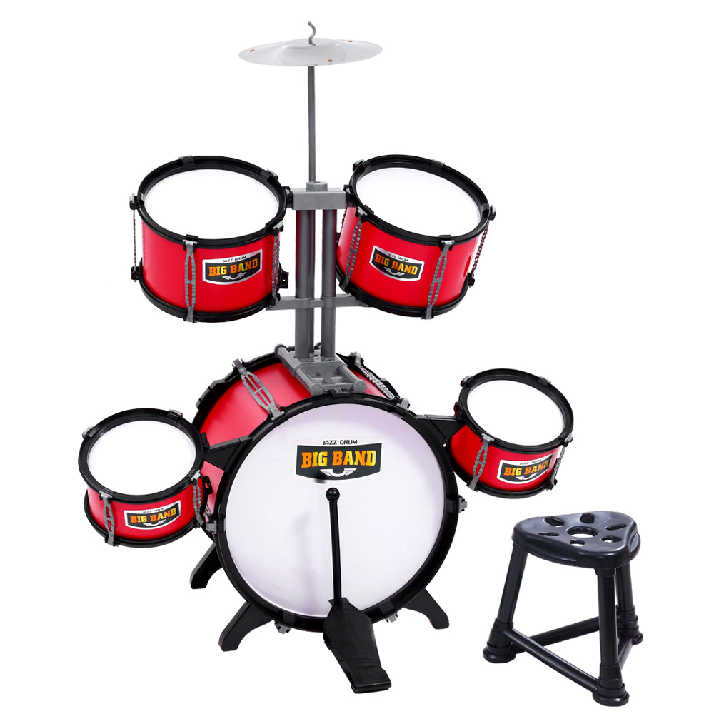 Drum Set Junior Drums Kit Musical Play Toys Childrens Mini Big