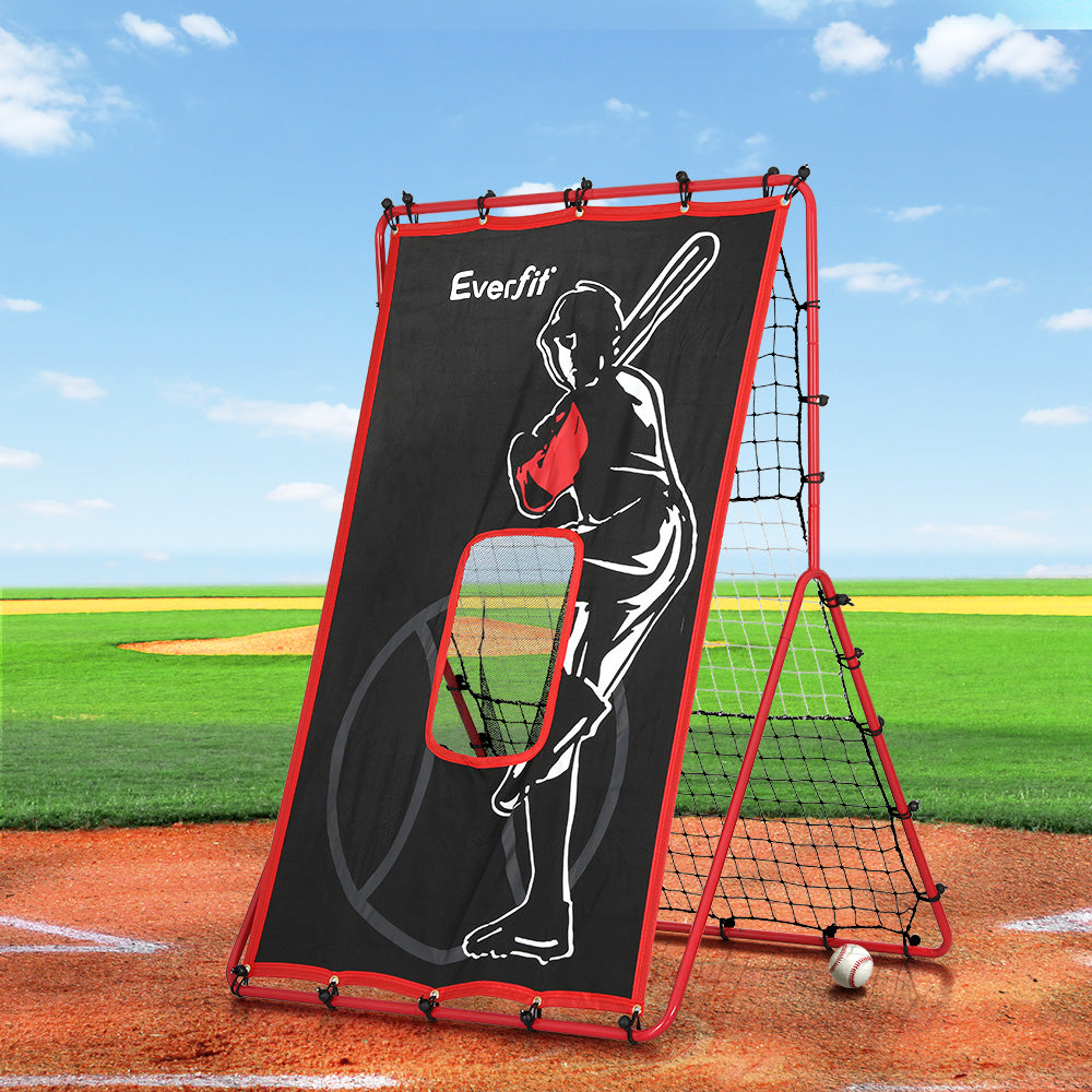 Baseball Net Rebound Pitching Kit Target Hitter 2 in 1 Training Aid