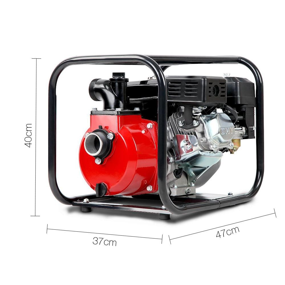 2inch High Flow Water Pump 210cc - Black & Red