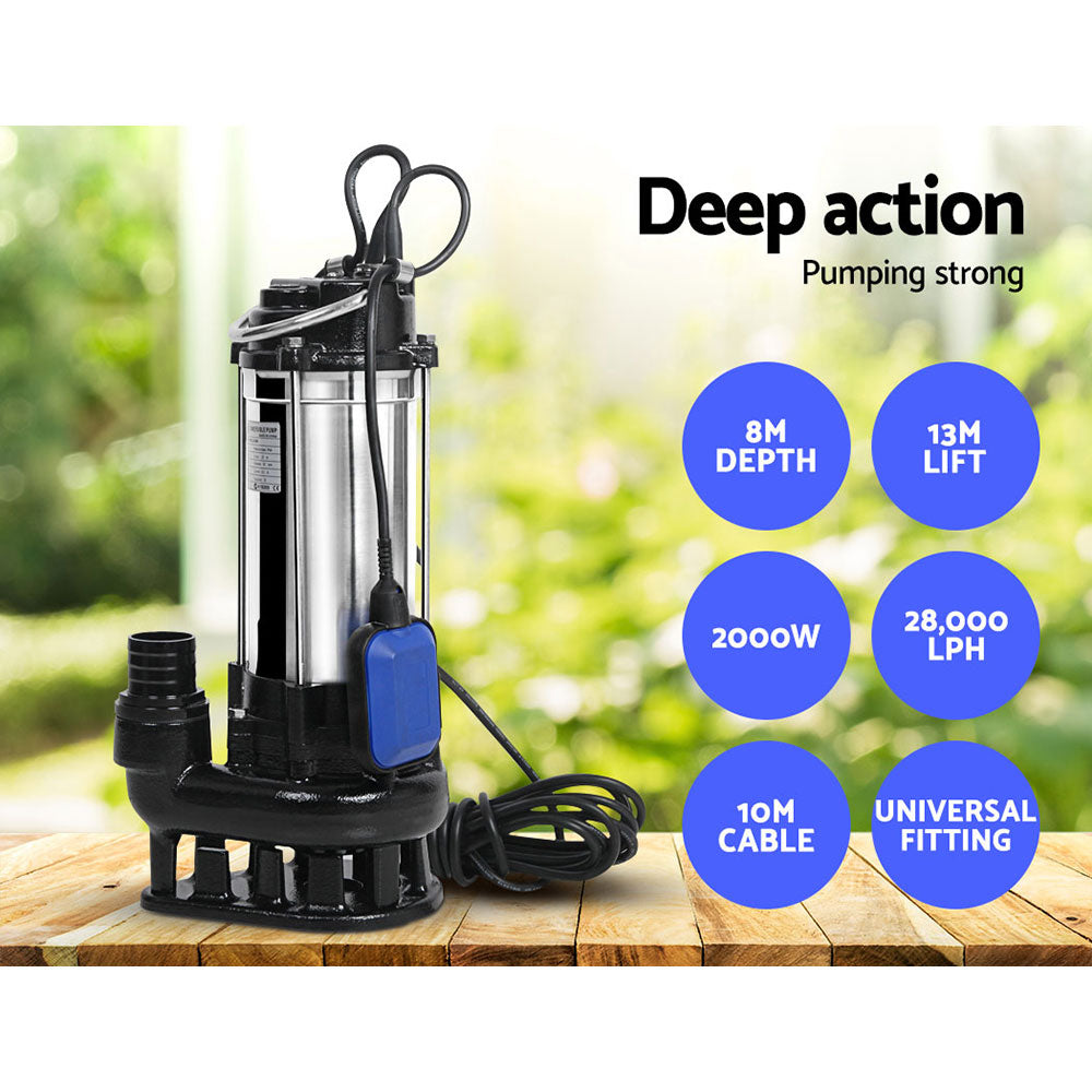 2.7HP Submersible Dirty Water Pump