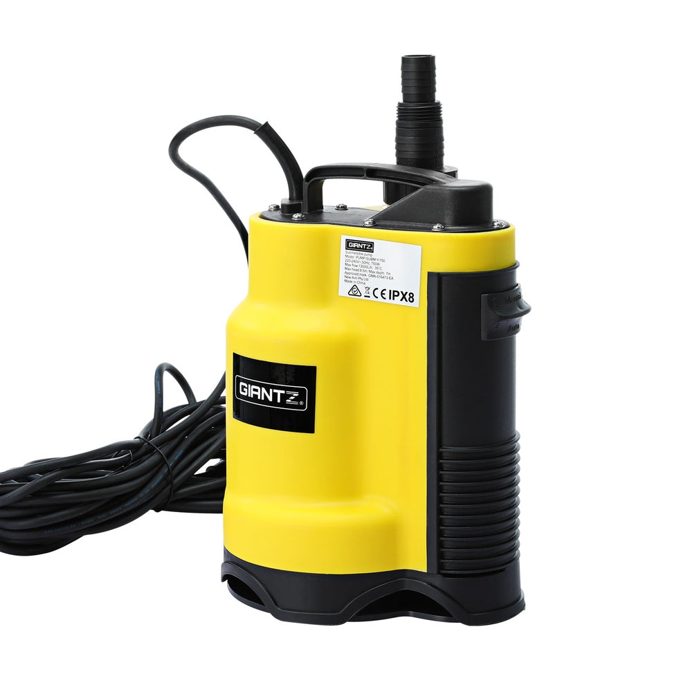 Garden Water Submersible Pump 400W Dirty Bore Sewerage Tank Well Steel