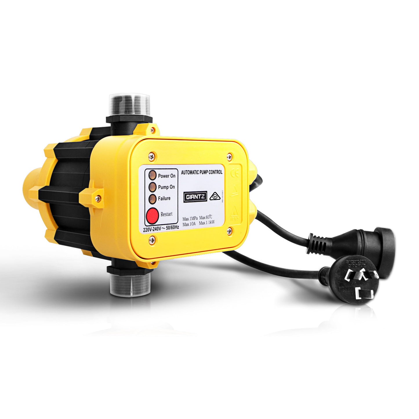 Automatic Electronic Water Pump Controller - Yellow